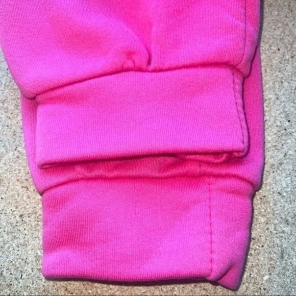 Pink Hoodie & Sweatpants Set Girls XL See-No-Evil Monkey Prints Comfortable Loun - Picture 9 of 15